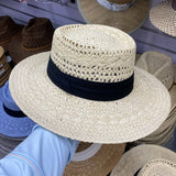 LAFITE GRASS EDGE STRAW FEDORA HATS_CWAH1167
