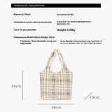 FLUFFY WOOL TOTE BAG FASHION SHOULDER BAG_CUAB00581