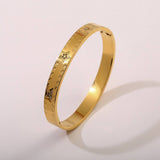 CLASSIC 18K GOLD ZIRCON BRACELET VINTAGE STYLE_CWAJE4600