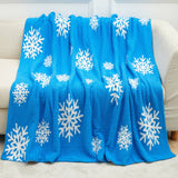 CHRISTMAS SNOWFLAKE KNITTED JACQUARD BLANKET_CWMM1476