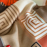 NEW WINTER PLAID SCARF FOR WOMEN WARM VERSATILE_CWASC0592