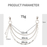 HIP HOP ROCK STYLE MOON PENDANT PANTS CHAIN_CWMM0649