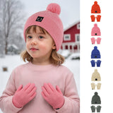Winter Childrens Hat And Gloves Two-Piece Set_Cwmm2875