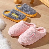 HOUSEHOLD NON SLIP LETTER WARM COTTON SLIPPERS_CWSHS0318