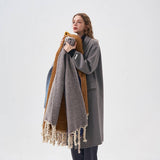 HANDCRAFTED TASSEL DOUBLE SIDED SCARF FOR WINTER_CWASC2366