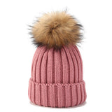 OUTDOOR WARM WOOL BALL KNITTED HAT_CWAH1577