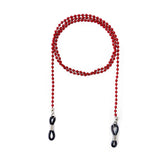 SOFT CHAIN COLORFUL WAVE BEADS GLASSES LANYARD_CWMM1160