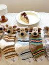 Cute Puppy Fleece 3D Slouchy Floor Socks_Cwms03223