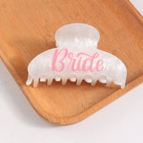 Cwaha1314_Simple Hair Claw Clip With Lettering Print