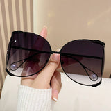 LARGE FRAME SUNGLASSES WITH PEARLS ANTI UV_CWASG0343