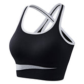 NEW FIXED CUP PUSH UP RUNNING SPORTS BRA_CWMU0304