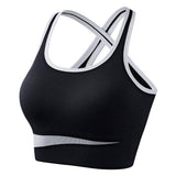 NEW FIXED CUP PUSH UP RUNNING SPORTS BRA_CWMU0304