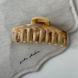 Brown Marble Starfish Claw Clip Trendy Hair Clip_Cwaha08256