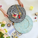 CREATIVE COLORFUL SHELL ROUND PAD INSULATION PAD_CWMM4486