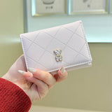 Cute Quilted Bear 3-Fold Wallet Ins_Cwab06257