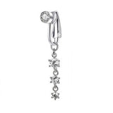 FAKE NAVEL CLIP NO PIERCING BELLY BUTTON RING_CWMM9190