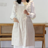 HOME CAFE ART FLORIST RUFFLED APRON_CWMM5804