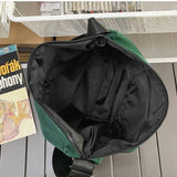 Simple Solid Color Casual Letter Crossbody Bag_Cwab1768