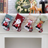 SANTA CLAUS SNOWMAN SOCKS GIFT CHRISTMAS BAG_CWMM1895