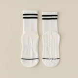 SPORTS NON SLIP COLOR MATCHING YOGA MID TUBE SOCKS_CWMS1359