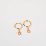 ELEGANT ZODIAC BIRTHSTONE TEARDROP EARRINGS WOMEN_CWAJE5096