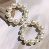 PEARL HAIR TIE BRACELET FOR WOMEN CHIC SWEET_CWAHA0128