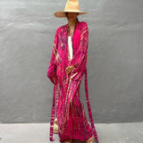 Tie-Dye Beach Cover-Up Cardigan Bikini Sunscreen_Cwmm6299
