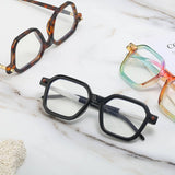 BLUE LIGHT BLOCKING SQUARE FRAME SUNGLASSES_CWASG0664