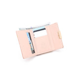 Spring Print 3-Fold Coin Clip Mini Wallet_Cwab06262