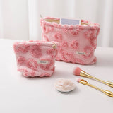 Cute Plush Heart Makeup Cosmetic Pouch Bag_Cwab06092