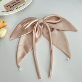 SOLID COLOR RIBBON BOW VERSATILE HAIRPINS_CWAHA1185
