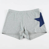 Star Contrast Sticker Sports Casual Shorts