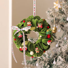 Christmas Wreath Door Hanging Garland Decor_Cwmm10579