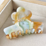 Elegant Acetate Flower Colorful Hair Clip_Cwaha07187