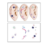 Waterproof Ear Tattoos Cute Cartoon Set_Cwmm8395