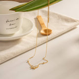 NEW BUTTERFLY DIAMOND NICHE LUXURY NECKLACE_CWAJE1440