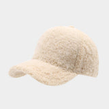 Winter Furry Baseball Cap Women Warm Casual Hat_Cwah04728