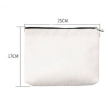 CUCUMBER LETTER DOUBLE SIDED PRINTED COSMETIC BAG_CWAB1783