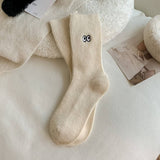 MID TUBE SMALL EYE THICK WARM STACKED SOCKS_CWMS0799