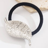 ELEGANT LEAF BOW ELASTIC HAIR TIE FOR WOMEN_CWAHA6203