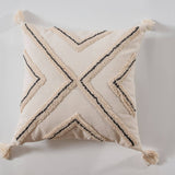 MULTI FLEECE PATTERNED COZY PILLOW COVER_CWMM0034