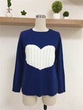 Valentines Day Pullover Crew-Neck Love Sweater