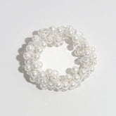 SIMPLE IMITATION PEARL CRYSTAL HAIR ROPE_CWAHA2202