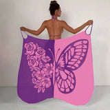 MULTI WAY BEACH DRESS COLOR BLOCK PRINT COVER UP_CWBLS0462