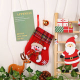 SEQUINED 3D SANTA CLAUS CHRISTMAS STOCKINGS_CWMS1421