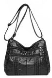 TEXTURE SOFT LEATHER MESSENGER BAG_CUAB0032