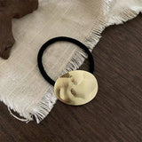 SIMPLE BRUSHED TEMPERAMENT HAIR SCRUNCHIES_CWAHA2661