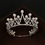 BRIDAL JEWELRY PEARL WEDDING CRYSTAL HEADDRESS_CWMM2020