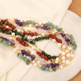 FASHION HANDMADE PEARL NATURAL STONE NECKLACE_CWAJE0640