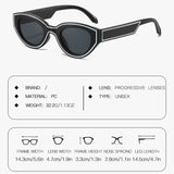 PAINTED CAT EYE SUNGLASSES_CWASG0420